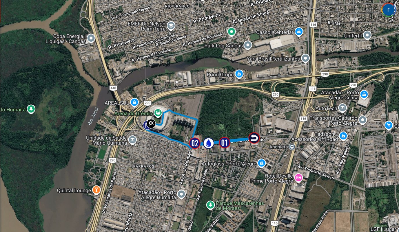 Percurso 3km